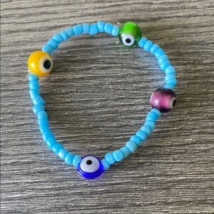 Colorful Evil Eye Beaded Bracelet